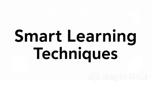 Smart Learning Techniques: 10 Proven Methods to Study Smarter, Not Harder