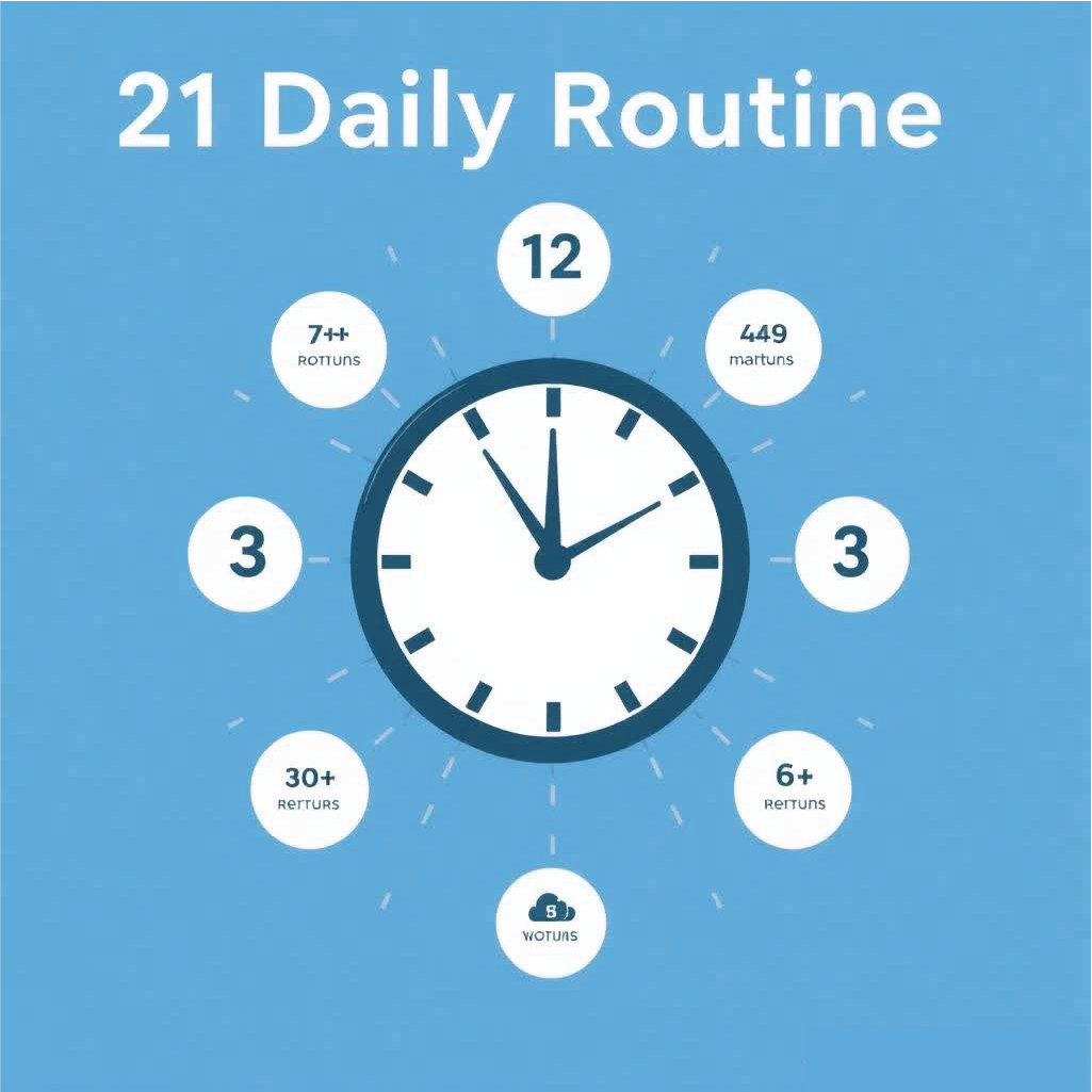 🕒 21 Daily Routine and Habits to Boost Productivity, Health, and Success