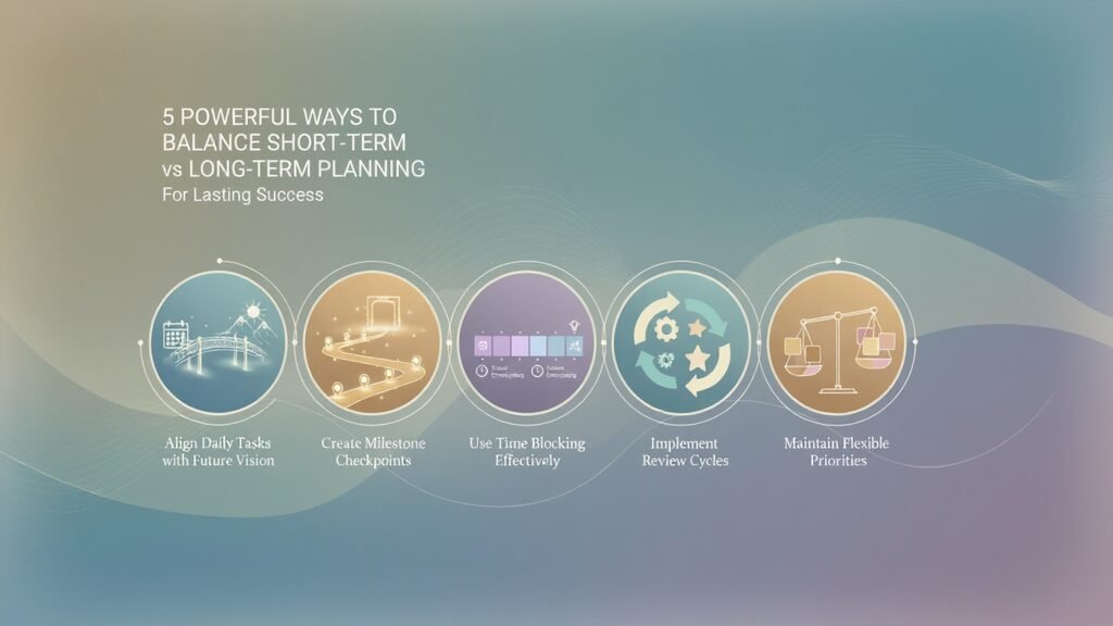 5 Powerful Ways to Balance Short-Term vs Long-Term Planning for Success