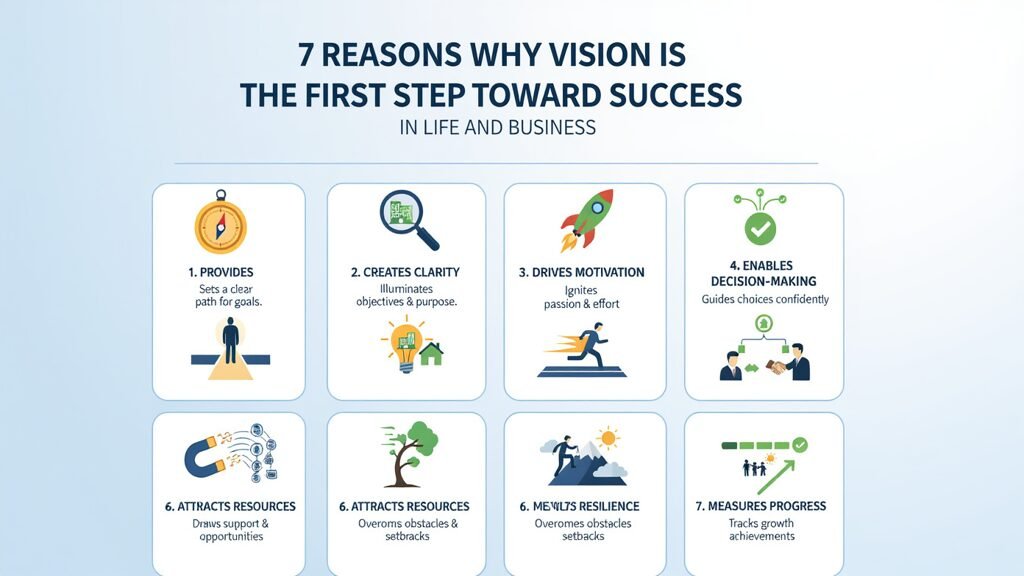 7 Reasons Why Vision is the First Step Toward Success in Life and Business